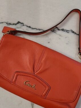 Coach Leather Wristlet